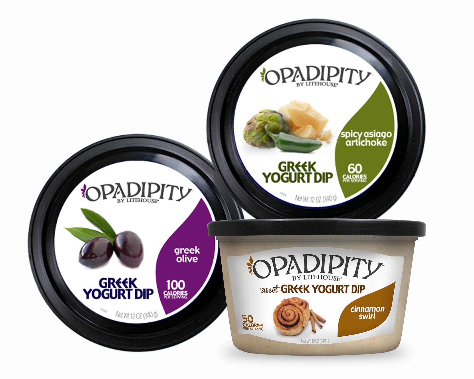 LITEHOUSE EXPANDS POPULAR OPADIPITY GREEK YOGURT DIP LINE WITH THREE NEW SAVORY AND SWEET FLAVORS