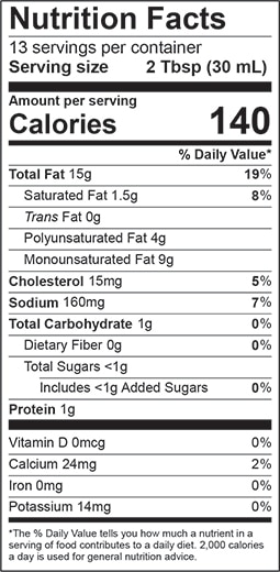 Caesar Salad Dressing Nutrition Facts Besto Blog
