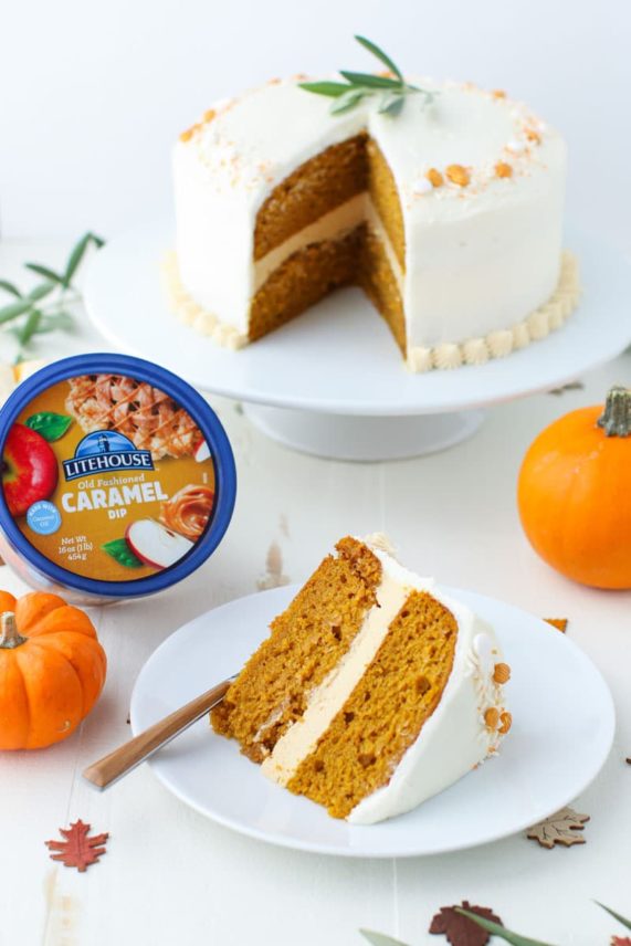 Spiced Pumpkin Cake and Old Fashioned Caramel Dip