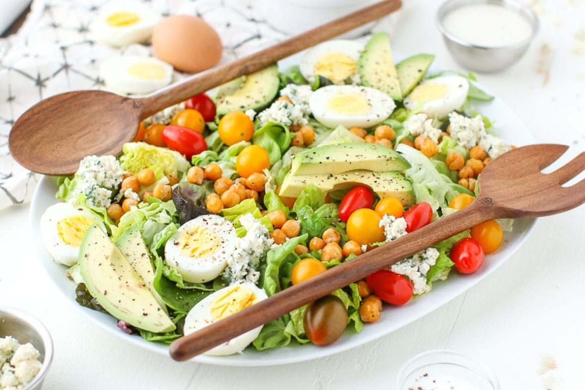 Fresh batch of Vegetarian Cobb Salad