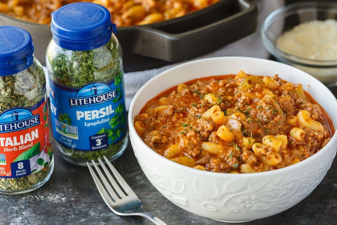 Heaping bowl of Supper in a Skillet