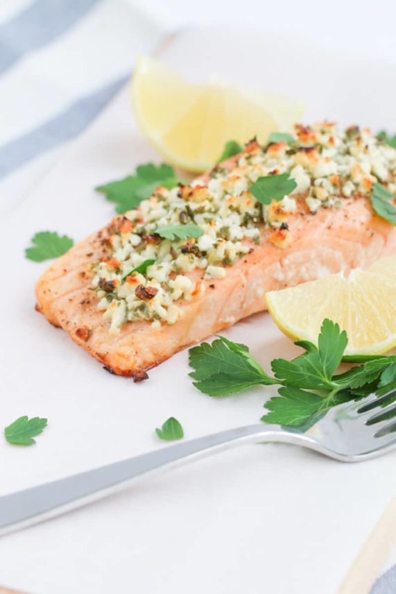 Easy Herb Crusted Salmon Recipe 2023 - AtOnce