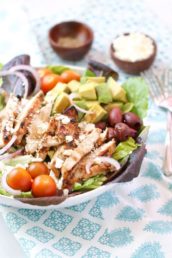 Avocado Greek Chicken Salad