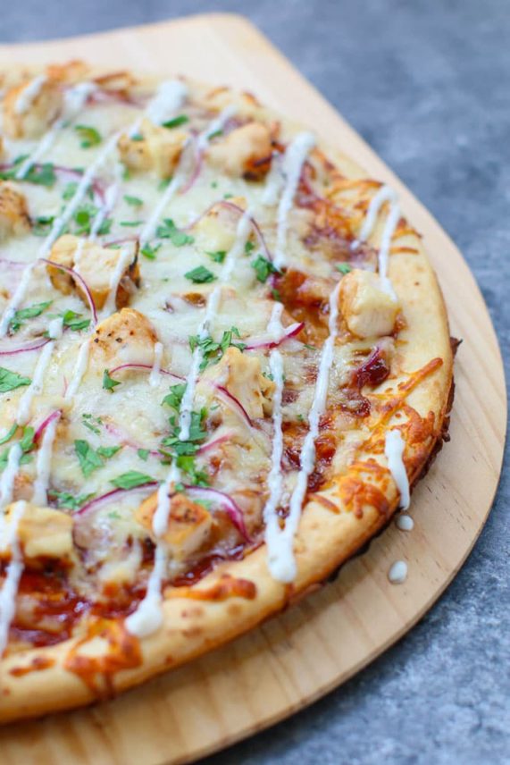 BBQ Chicken Ranch Pizza Recipe