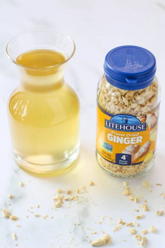 Ginger Martini with Litehouse Freeze-Dried Ginger
