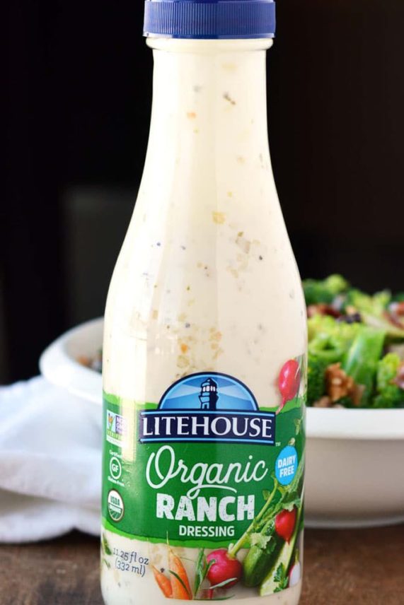 Litehouse Organic Ranch Dressing with Broccoli Salad
