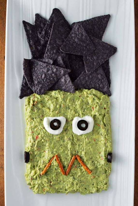 Spooky Guacamole Frankenstein