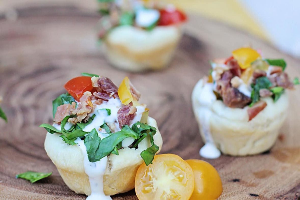 Big order of Bite-Sized BLT Ranch Bread Bowls