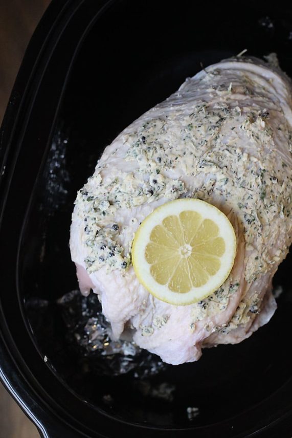 Preparing a Litehouse Seasoning Herb Rub & Slow Cooker Turkey Breast