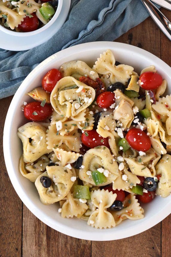 Italian Pasta Salad with Tortellini