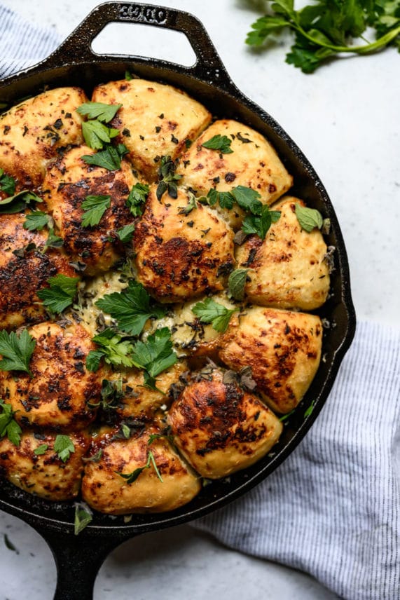 Blue Cheese Monkey Bread with Simply Artisan Blue Cheese Crumbles