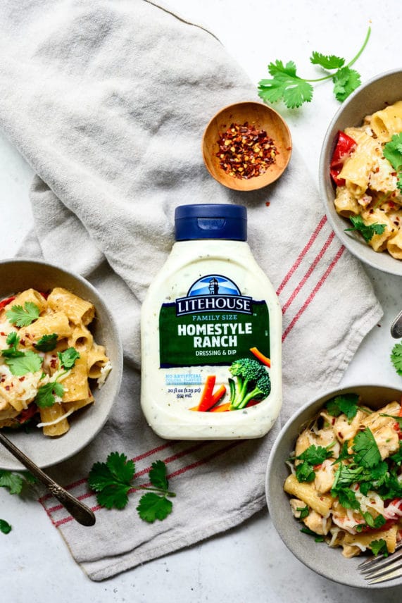 Litehouse Homestyle Ranch for Instant Pot Creamy Ranch Chicken Pasta