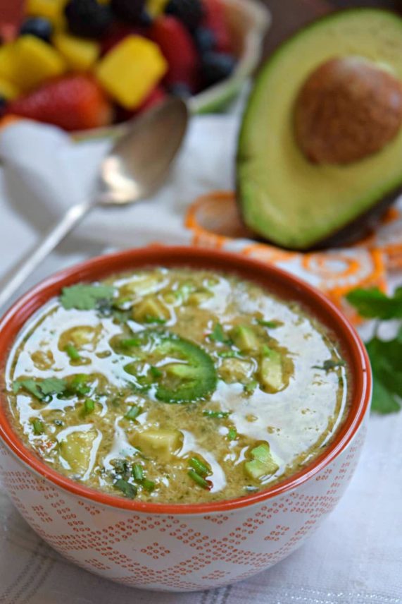 Just served Tex-Mex Egg Drop Soup