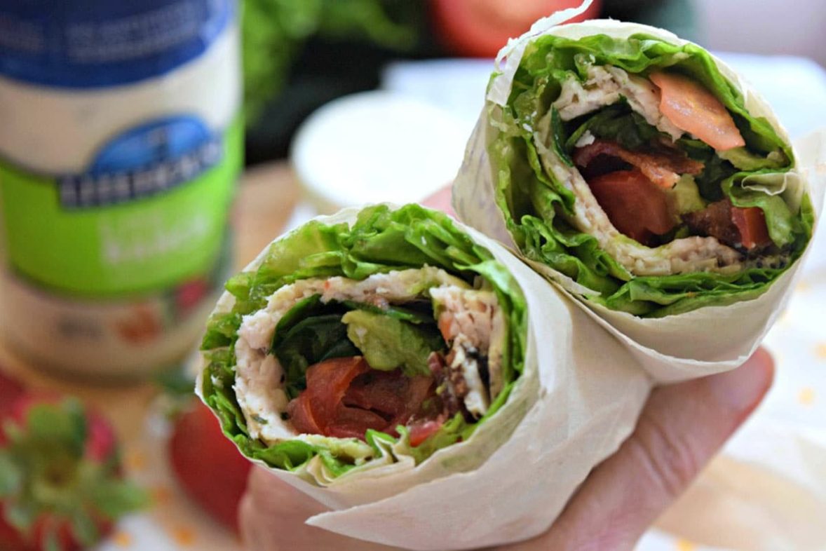 Turkey Club Lettuce Wrap with Lite Ranch