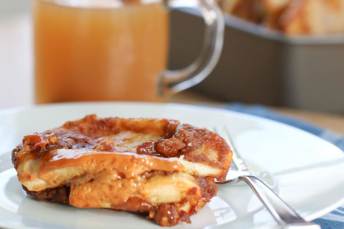 Ready to eat Caramel Pumpkin Pull-Apart Bread