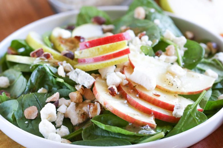 Big plate of Fall Harvest Salad