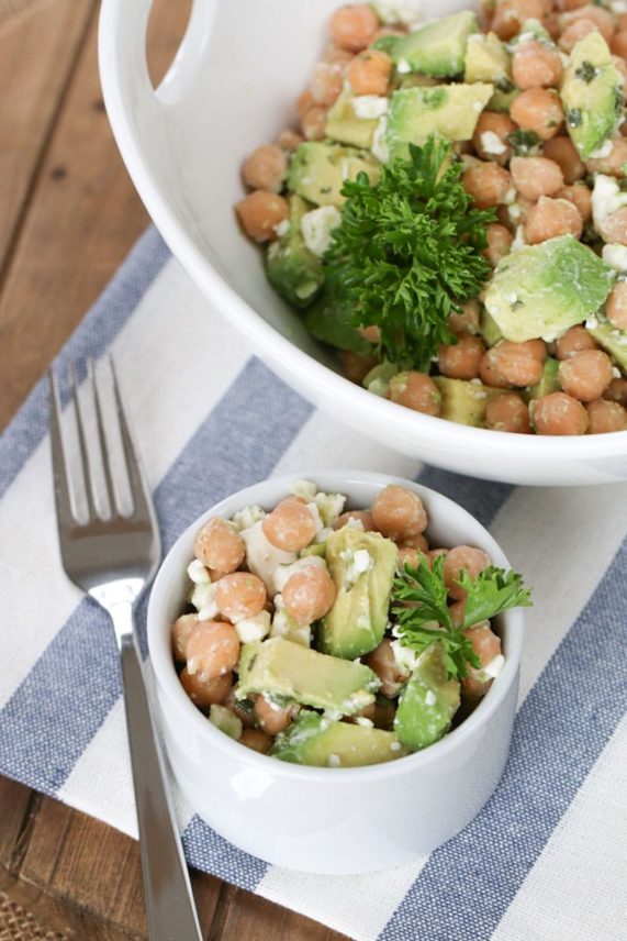 Ready to dig into Avocado Chickpea Salad