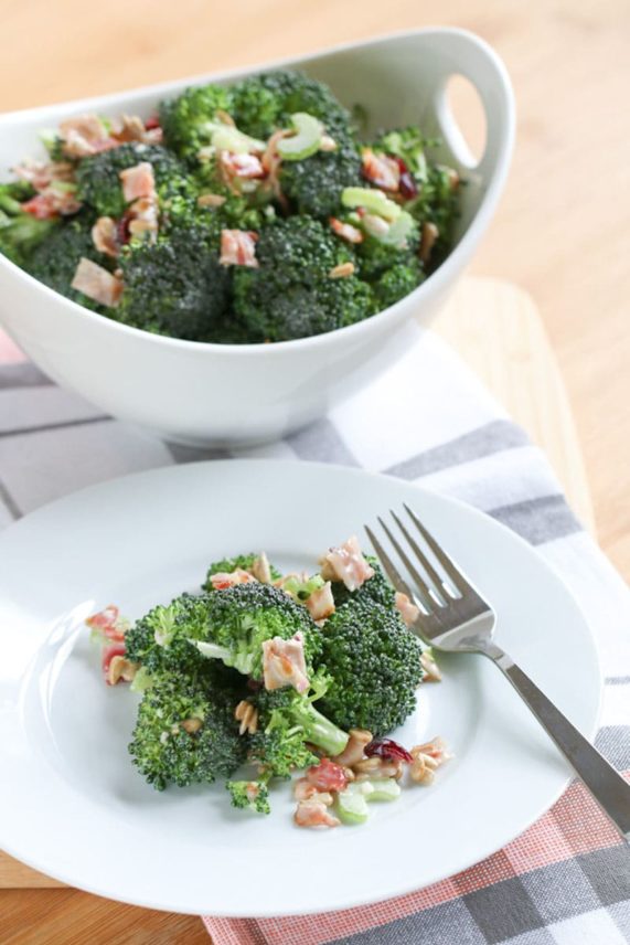 Serving up Classic Broccoli Salad