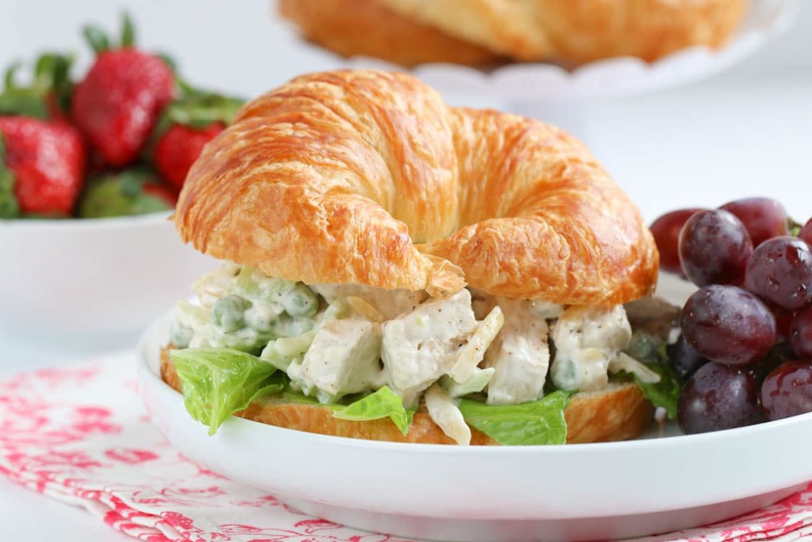 Just made Spring Ranch Chicken Salad Croissant