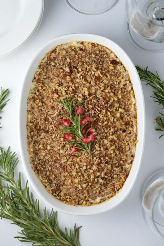 Large tray of Pecan and Jalapeno Cheese Dip