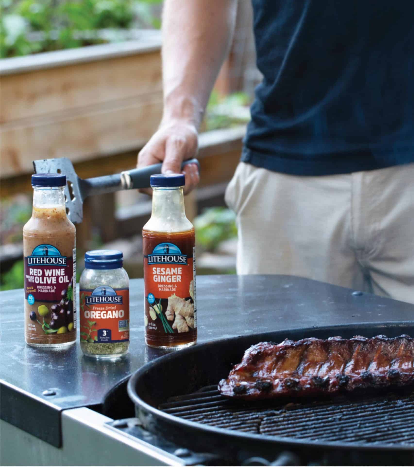 Grilling Marinated Baby Back Ribs