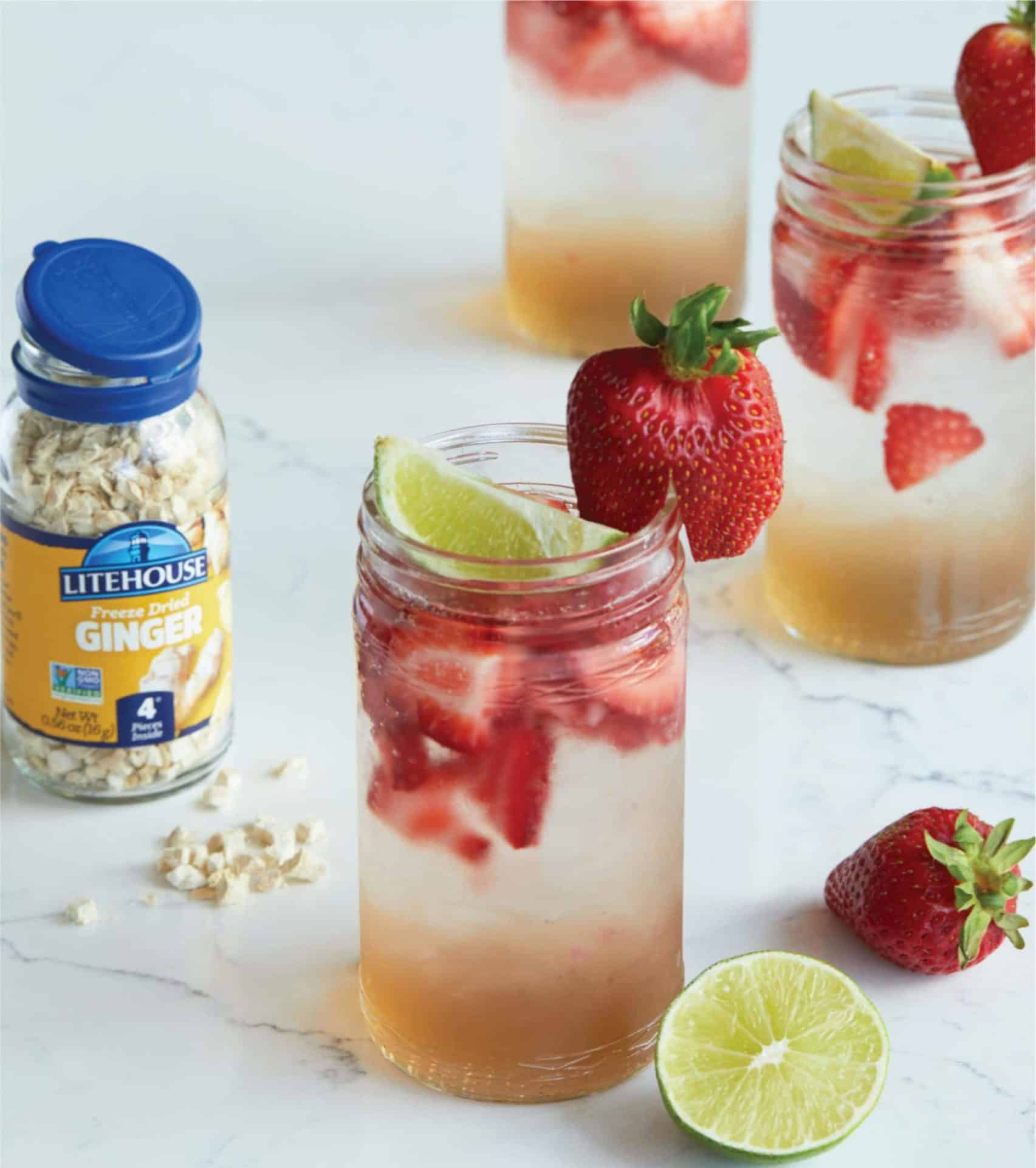 Strawberry Ginger Cooler