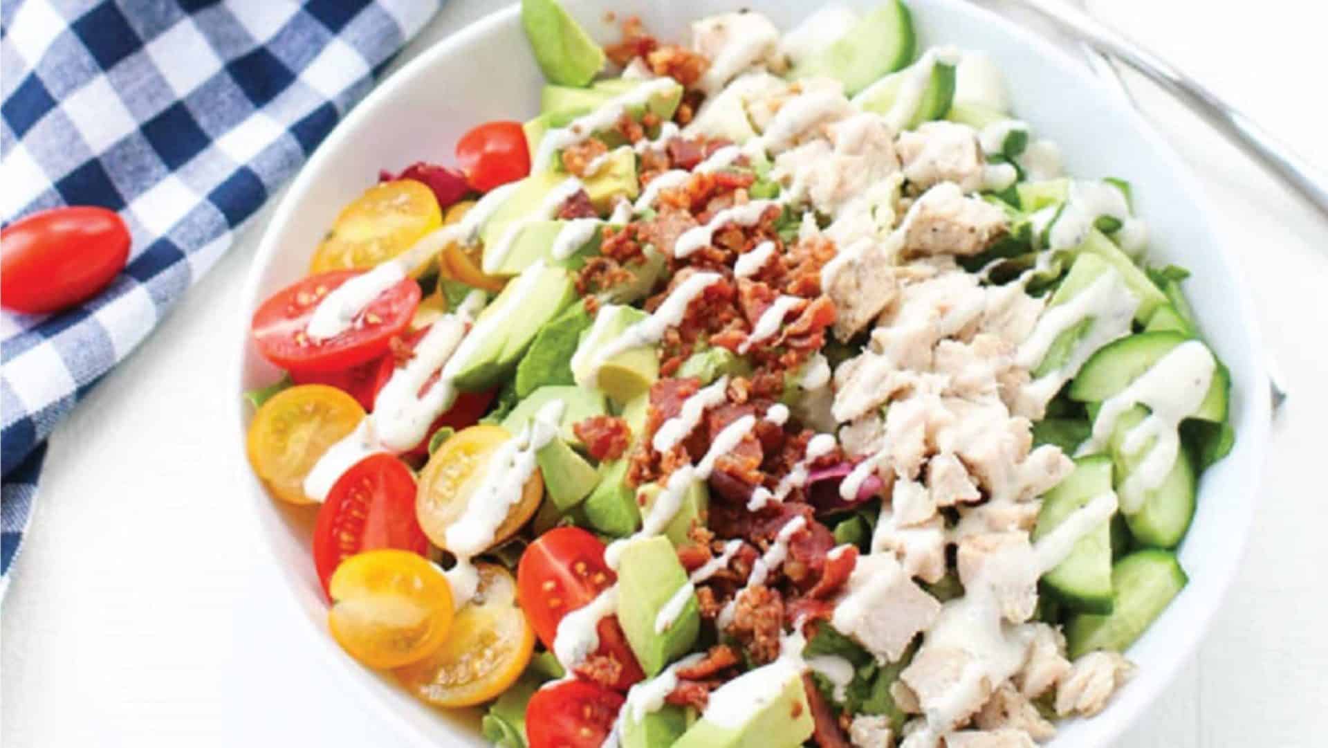 Chicken Bacon Ranch Salad