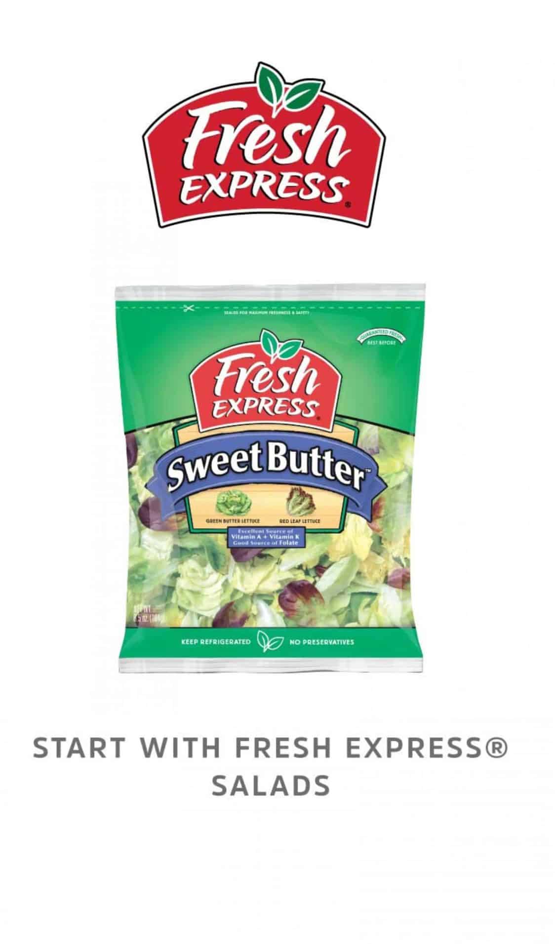 START WITH FRESH EXPRESS SALADS