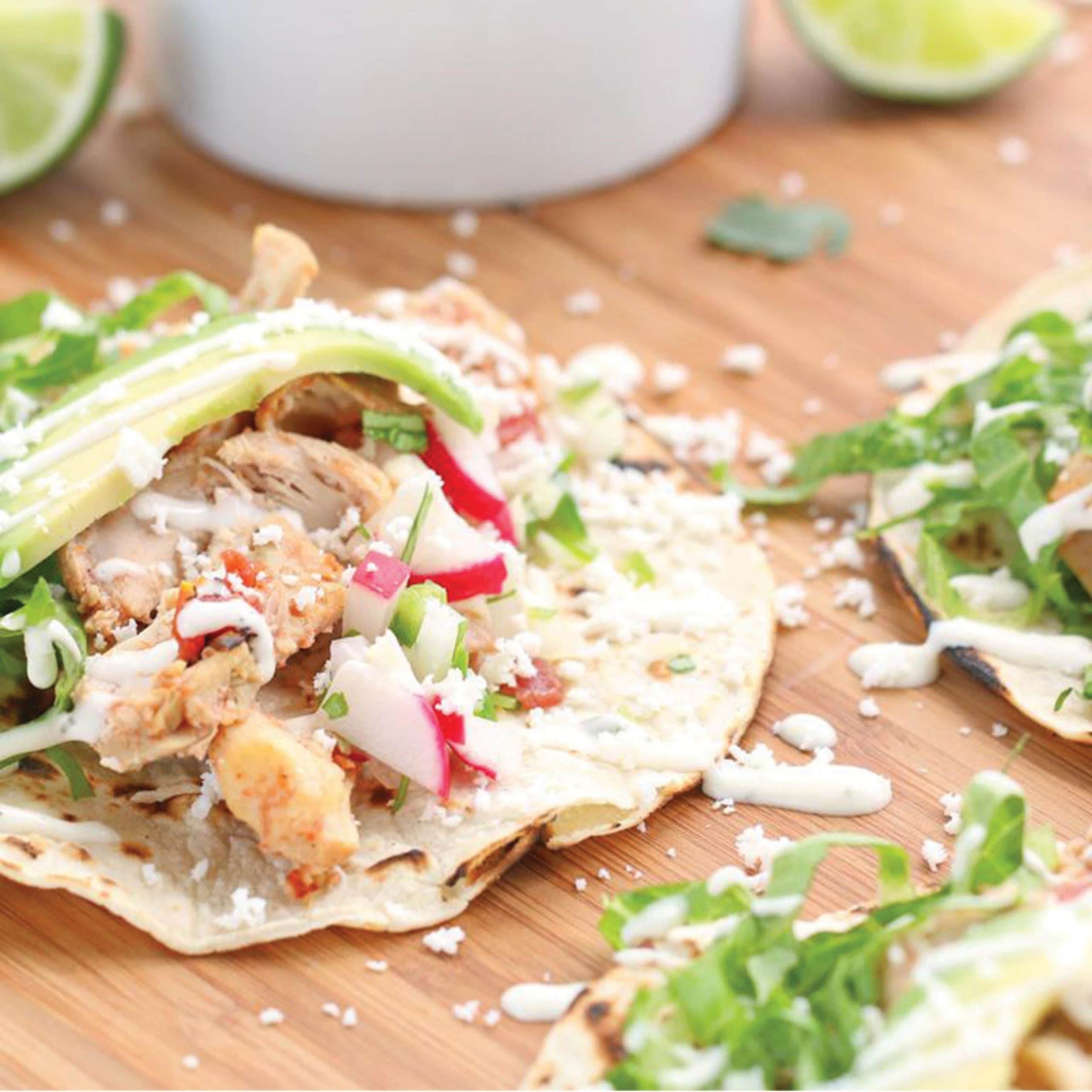 Chipotle Bacon Ranch Tacos