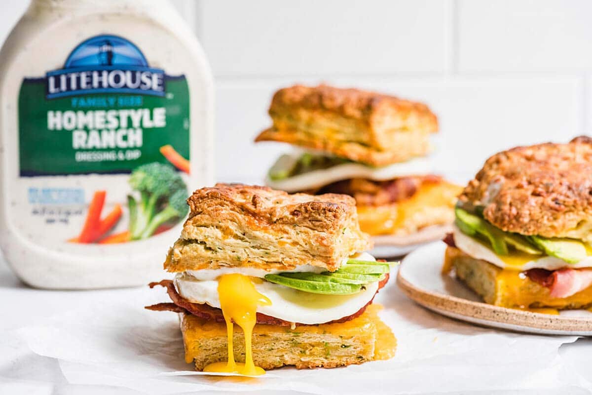 Ranch Biscuit Breakfast Sandwich