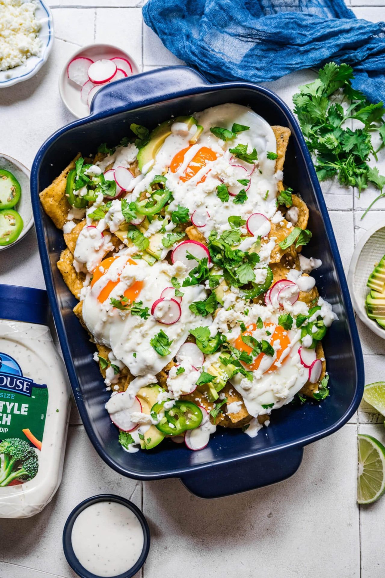 Chilaquiles with Spicy Ranch