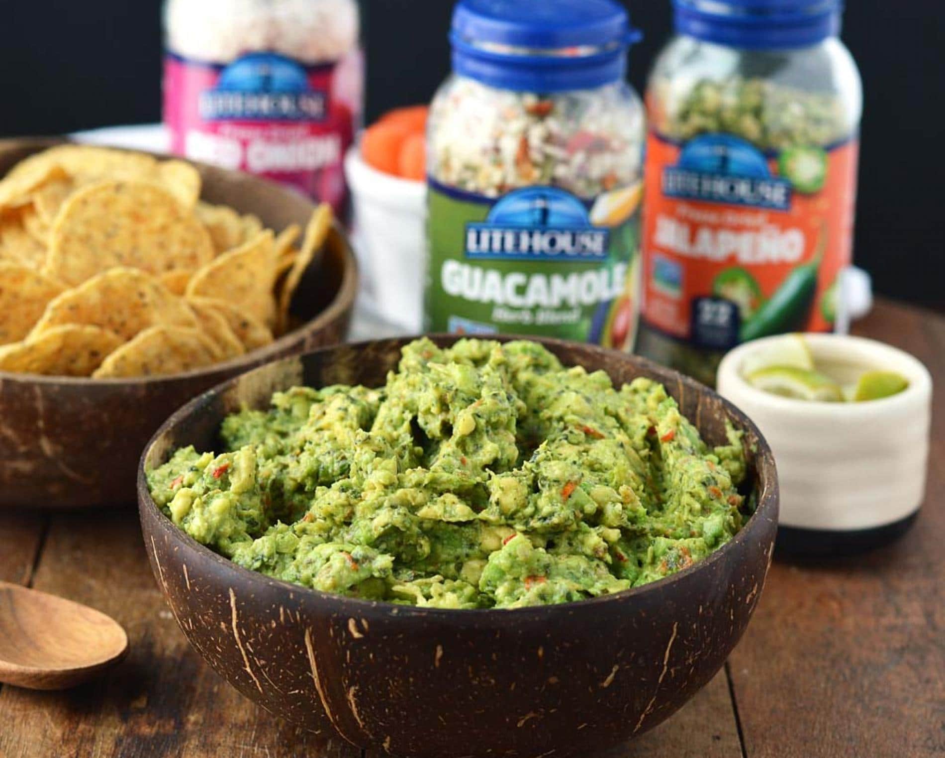 Guacamole With a Kick with Instantly Fresh Herbs