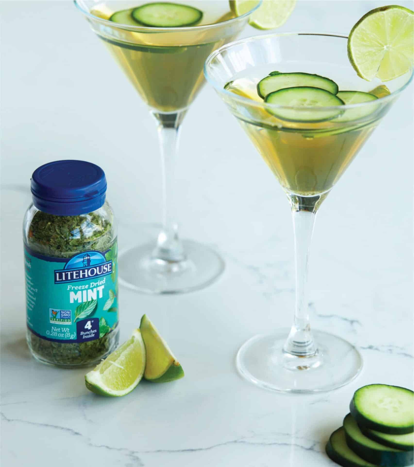 Mint Cucumber Martini